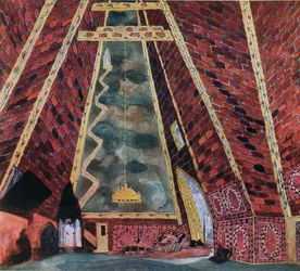 Décor de scène pour Thamar, 1912